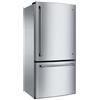 Ⓜ️🔵🔵🔵 MABE ICO19JSPRSSX - Frigorifero Bottom Mount, Originale Americano, Porte bombate, Laterali finitura inox, Maniglie tubolari professionali inox