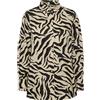 Part Two Varlapw Camicia a Maniche Lunghe dalla vestibilità Comoda, Stampa zebrata, 46 Donna