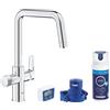 Grohe Rubinetto Cucina Grohe Blue Pure Start Bocca a U Cromo con Filtro ai Carboni Attivi | 30596000 Cromo