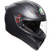 AGV K1 Agv E2205 Solid Casco Moto Uomo, Nero Opaco, MS