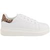 CHATTAWAK 9brivablancleopard40, Scarpe da Ginnastica Donna, Blanc Leopard, 40 EU