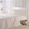 Sancarlos Darach Set di Lenzuola in Filo Ricamato, Cotone, Beige, Matrimoniale, Letto 135