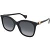 Gucci GG1071S 001 | Occhiali da Sole Graduati o Non Graduati | Prova Online | Plastica | Quadrati | Nero | Adrialenti
