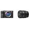Sony Alpha 7CII di Sony | Fotocamera mirrorless full-frame (compatta, 33 MP, autofocus in tempo reale, 10 fps, video in 4K, display touch orientabile) + Lente SEL2860 + Lente SEL2450G (Nero)