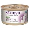 KATTOVIT Feline Diet Sensitive tacchino, cibo dietetico per gatti, 1 x 85 g, cibo umido per gatti sensibili con allergie alimentari