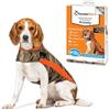 ThunderShirt per cani, medio, polo mimetico - canotta ansia