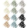Kajeer 12 fermagli Mollette per capelli donna - Pinze Pinzette per Capelli Donna, clip per capelli artiglio tappetino antiscivolo per le signore mollette capelli donna eleganti