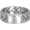 iXXXi Men Anello da uomo Lexus Argento antico | Taglia 19, Acciaio inossidabile, Nessuna pietra preziosa