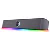 Trust Gaming GXT 1619 Rhox Soundbar PC Illuminata RGB, 12W Casse PC Stereo Speaker con Illuminazione Regolabile, Alimentazione USB, Jack 3.5 mm, Altoparlanti per Computer, Laptop, TV - Nero/Grigio