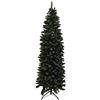 eacommerce Albero di Natale Effetto Realistico Rami Fissi Apertura ad Ombrello Ignifugo Montaggio Facile (150 cm, Verde Slim Folto)