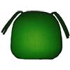 LI.G. SET DA 2 CUSCINI LI.GI. ZA411 CUSCINO SEDIA CUCINA SAGOMATO IN COTONE PANAMA VARI COLORI TINTA UNITA (Verde scuro)