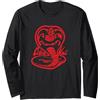Cobra Kai Logo cobra rosso Maglia a Manica