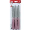 Pratesi Confezione 6 COLTELLI TAVOLA CM.11 ROSA ROSA ANTICO