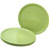 Creatable, 21670 Serie Gourmet Set di 4 piatti da pizza in porcellana, lavabili in lavastoviglie e microonde, Made in Europe