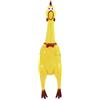Generic Gallo di gomma gialla per animali domestici, giocattolo da masticare per cuccioli e cani di piccola taglia, 17 cm, unisex, piccolo articolo da masticare