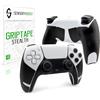 SensoryBoost Grip Tape Set per controller PS5 DualSense, adesivo antiscivolo, assorbe il sudore, antiscivolo, durevole e ultra sottile (0,5 mm), accessorio per gioco Playstation, colore nero