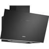 Siemens LC91KLT60 iQ700 - Cena da parete, 90 cm, colore: Nero con paralume in vetro, sensore di temperatura dell'aria con sistema cookConnect, da parete e piano cottura, illuminazione a LED, ideale