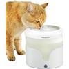 PANASONIC Fontana per Animali Domestici CP-JNW01-W, Fontana per Gatti e Cani di Taglia Medio-Piccola, Capacità 1,9L, Filtro a 4 Livelli, Super Silenziosa, Due Modalità, Bianco
