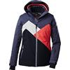 Killtec (KILAH) Women's Giacca da sci/giacca funzionale con cappuccio staccabile con zip e paraneve KSW 149 WMN SKI JCKT, denim, 42, 38945-000