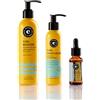 COCUNAT - Programma Ricci Splendenti - Idratante Leave In + Curl Booster + Serum all'Olio d'Argan - Metodo Curly - Idrata, Districa, Nutre, Elimina l'Increspamento - 250ml+150ml + 30ml