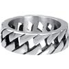 iXXXi Men Anello Alpine Argento antico | 21mm, Acciaio inossidabile, Nessuna pietra preziosa