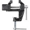 BUYSK - Mini morsa da tavolo e banco per gioielli, modellazione, fai da te, riparazioni, pittura e artigianato - Nero (ghisa, 32 mm)