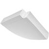Repa Market 220 x 55/220 x 55 mm Curva per Ventilazione 90° Gomito Piatto ABS Bianco - Rettangolare Aria Aspirazione Scarico Cappa per Cucina, Bagno - Aerazione Rettangolari Canalina, Tubo