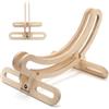ROCKBROS Parcheggio Bici, Supporto da Pavimento per Bicicletta, Rastrelliera Portabiciclette, Supporto Regolabile per Ruota, Adatto per Biciclette da Strada, Pneumatici 26-80 mm 700C