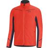 GORE WEAR R3 Giacca da Uomo Partial GORE-TEX INFINIUM, M, Rosso Vermiglio/Blu Marino