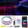 TWETIZ per Tesla Model 3/Y Dreamcolor Acrilico Interno Auto Striscia LED Luce con Hub USB, Kit di illuminazione Ambiente in Fibra Ottica da 55,1 pollici, RGB+IC Colori Sound Active Neon LED Strip per 2021