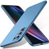 Bastmei Cover per Oppo Find X3 Neo 5G, Ultraleggero Ultrasottile Antiscivolo Antigraffio Della Telecamera, PC Rigido Smerigliato Cover per Oppo Find X3 Neo 5G (Blu, Smerigliato)