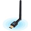 Mokeum Adattatore USB WiFi,Chiavetta WiFi 600Mbps,Adattatore WiFi Dual Band 2.4G/150mbps + 5G/433mbps) 802.11 N/g/b/a/AC con WPS Secure Tech per Windows 10/8.1/8/7/XP/Vista Mac OS