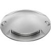 ledscom.de Luce di terra a LED, segnavia BUNDA per esterni, IP67, a 2 fiamme, alluminio, rotonda, Ø 70 mm, bianco freddo