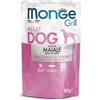 Generic Monge Grill Bustine Umido Per Cane Gusti Assortiti In Base Alla Disponibilità. 48 Pezzi Da 100 Grammi Cadauno