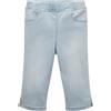 TOM TAILOR 1031826 Capri Jeans, 10119-Used Mid Stone Blue Denim, 104 Bambine e Ragazze