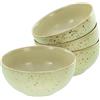 Creatable, 21678 Serie Nature Collection Earth, set di stoviglie 4 pezzi, Buddha Bowl Set in gres