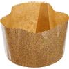 IBILI Disposable Panettone Moulds 900 Gr 5 Pc, Paper, Brown, g