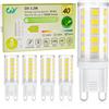 GY Lampadine LED G9, 3.2W Equivalente G9 50W, 520 Lumen, 6500K Lampadina G9 LED Luce Fredda, Lampade LED Attacco G9, Risparmio Energetico, Senza Sfarfallio, Non Dimmerabile, 5 Pezzi