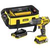 Stanley Trapano Percussore STANLEY 18V + 2 Batterie 2Ah + Sacco Con Caricabatterie