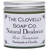 The Clovelly Soap Co. Clovelly Soap Co Balsamo Deodorante Naturale e Fatto a Mano al Geranio Rosa, Barattolo di Vetro da 60gr