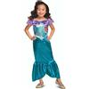 Disguise Disney Ufficiale - Costume Sirenetta Ragazza, Costume Ariel Bambina, Costume Sirena Bambina, Vestito Sirena Bambina, Costume Carnevale Bambina Halloween Taglia S
