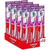 Colgate Spazzolino Zig Zag Medio Confezione da 12 spazzolini I Setole Incrociate con Diverse Angolazioni | Pulizia Profonda e Delicata