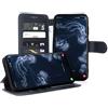 MyGadget Custodia Portafoglio Flip Case per Samsung Galaxy S10 Plus Chiusura Magnetica - Cover Portacarte di Credito in Similpelle PU - Blu Scuro