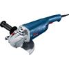 Bosch Professional Smerigliatrice Angolare Gws 22-230 J (Mtore da 2.200 Watt, Incl. Impugnatura Suppl. Anti-Vibrazioni, Flangia Montaggio, Dado di Serraggio, Cuffia Prot., Chiave a Due Perni)