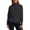 Athl Dpt. Maglia Donna in Micropile con Zip Sportiva - Felpa Giacchetto Donna con Zip in pile collo alto Sci Trekking Tempo Libero Attività all'aperto Lavoro (XL, NERO)