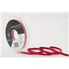 Berisfords Nastro double face in poliestere satinato, rosso scarletberry, 5 mm