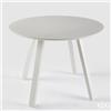 Enzo de Gasperi Tavolo Rotondo Luxury in Alluminio Premium Bianco D100 cm