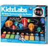 4M KidzLabs - Poster Luminoso 3D Con Sistema Solare - Costruisci La Tua Tavola Di Progetto e Impara a Conoscere Il Sistema, Per Bambini Dai 5 Anni in Su