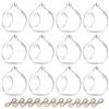 Sziqiqi 12PCS 80 mm appendere portacandele in vetro globi terrario wedding portacandele candeliere, Vetro, transparent, 12Pcs