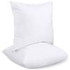 Utopia Bedding Set di 2 Cuscini, 55 x 55 cm Imbottitura per Cuscini, Cuscini Divano, Cuscino Interno (Bianco)